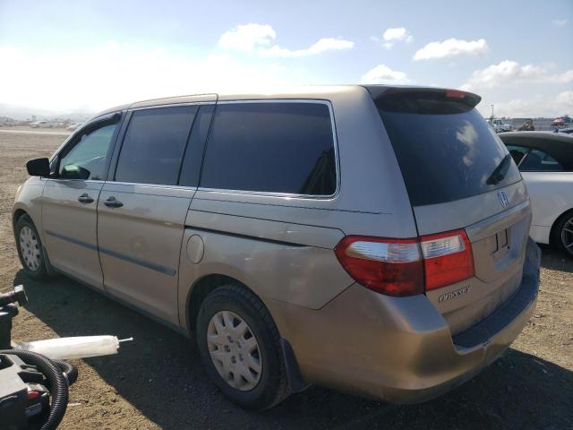 Изображение 2 2006 HONDA ODYSSEY LX 2006 с VIN 5FNRL382X6B117410