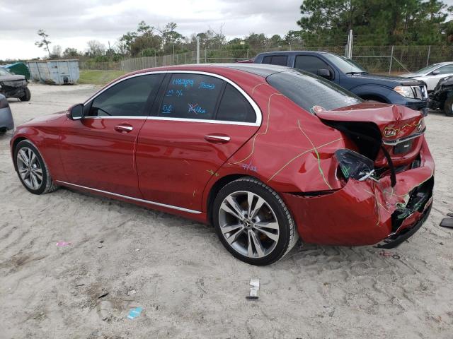 Image 2 of 2017 MERCEDES-BENZ C 300 2017 with VIN WDDWF4JB4HR296427