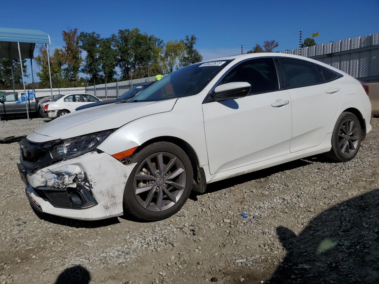 Image 1 of 2020 HONDA CIVIC EX 2020 with VIN 19XFC1F37LE023456