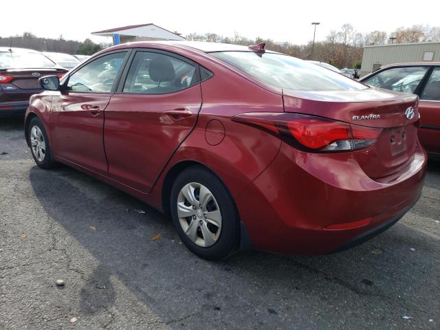 Image 2 of 2016 HYUNDAI ELANTRA SE 2016 with VIN 5NPDH4AE9GH771534