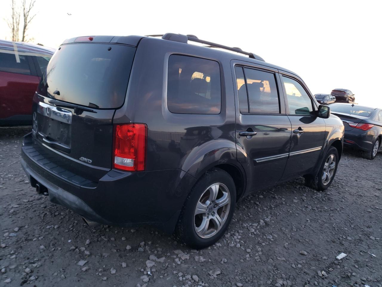 Изображение 3 2012 HONDA PILOT EXL 2012 с VIN 5FNYF4H69CB010081