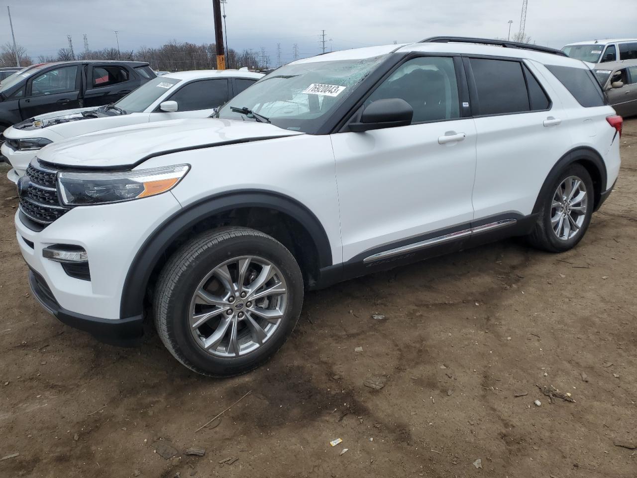 Изображение 1 2021 FORD EXPLORER XLT 2021 с VIN 1FMSK8DH7MGA70184