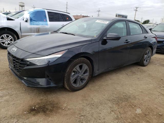 Изображение 1 2021 HYUNDAI ELANTRA BLUE 2021 с VIN KMHLM4AJ7MU009434