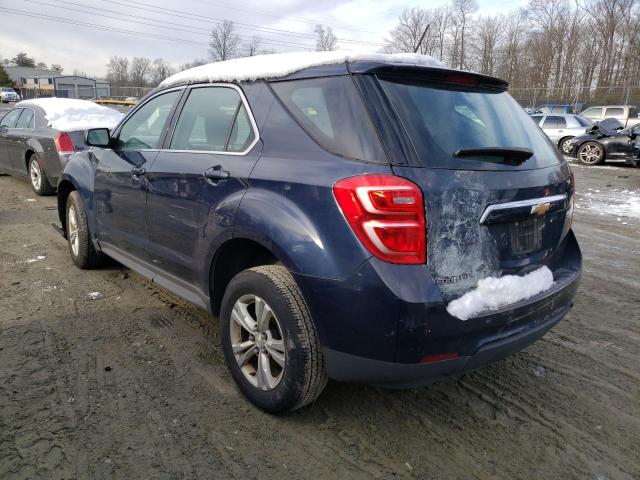 Image 2 of 2017 CHEVROLET EQUINOX LS 2017 with VIN 2GNALBEK4H1573623