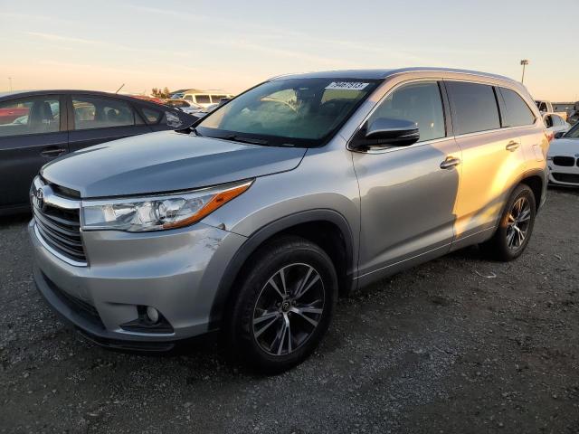 Image 1 of 2016 TOYOTA HIGHLANDER XLE 2016 with VIN 5TDKKRFH4GS164749