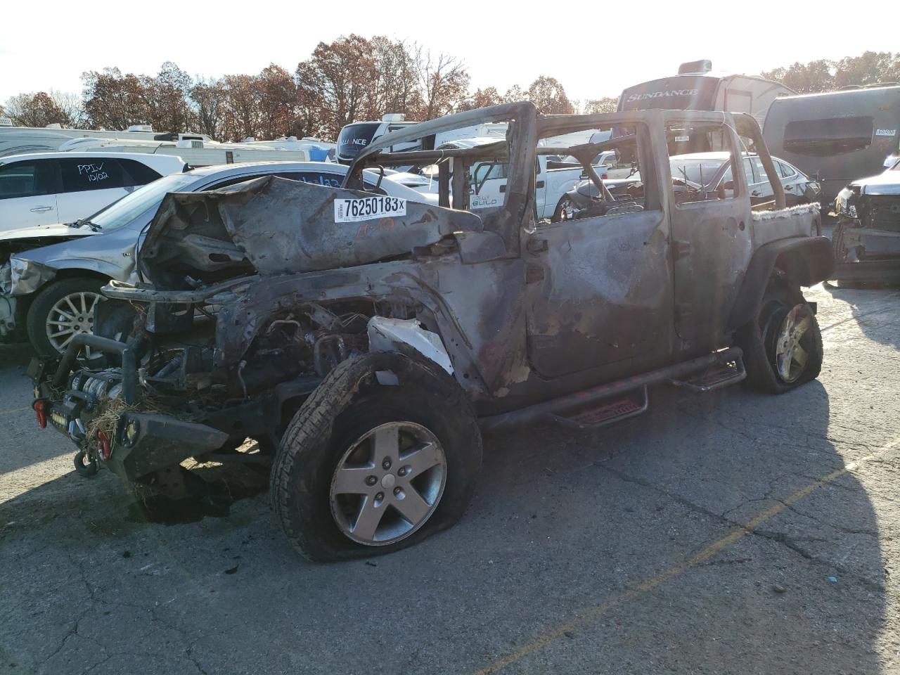 Image 1 of 2010 JEEP WRANGLER UNLIMITED RUBICON 2010 with VIN 1J4BA6H10AL220545