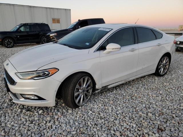 Image 1 of 2017 FORD FUSION TITANIUM 2017 with VIN 3FA6P0K93HR120703