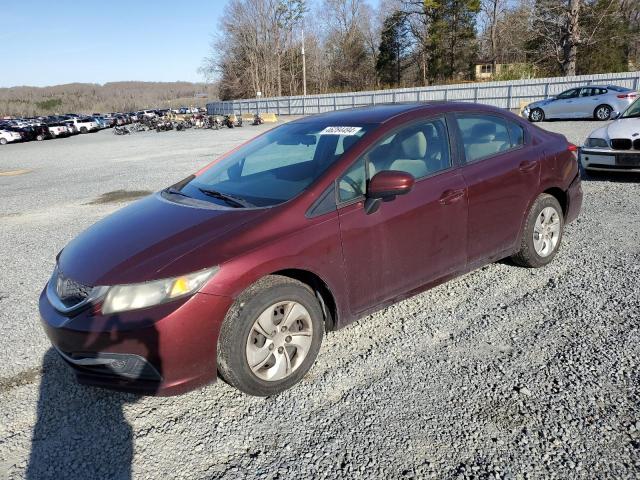 Obraz 1 z 2014 HONDA CIVIC LX 2014 z VIN 19XFB2F5XEE027207