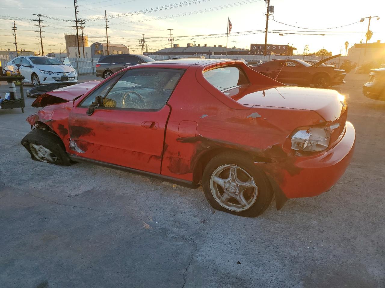 Image 2 of 1995 HONDA CIVIC DEL SOL SI 1995 with VIN JHMEH6166SS009439