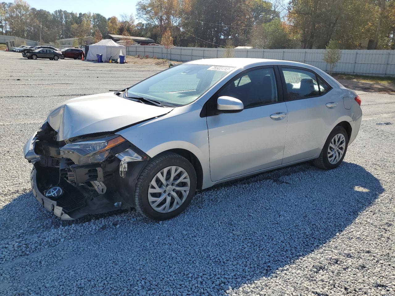 Image 1 of 2019 TOYOTA COROLLA L 2019 with VIN 5YFBURHE6KP931404