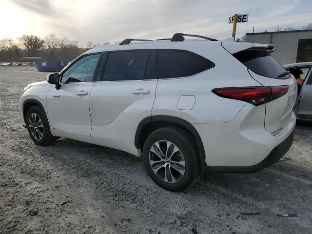 Image 2 of 2020 TOYOTA HIGHLANDER HYBRID XLE 2020 with VIN 5TDGBRCH2LS503416