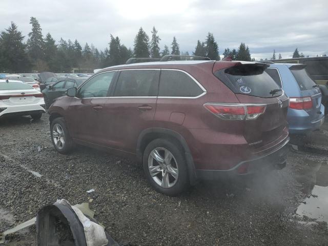 Изображение 2 2015 TOYOTA HIGHLANDER LIMITED 2015 с VIN 5TDDKRFH2FS159346