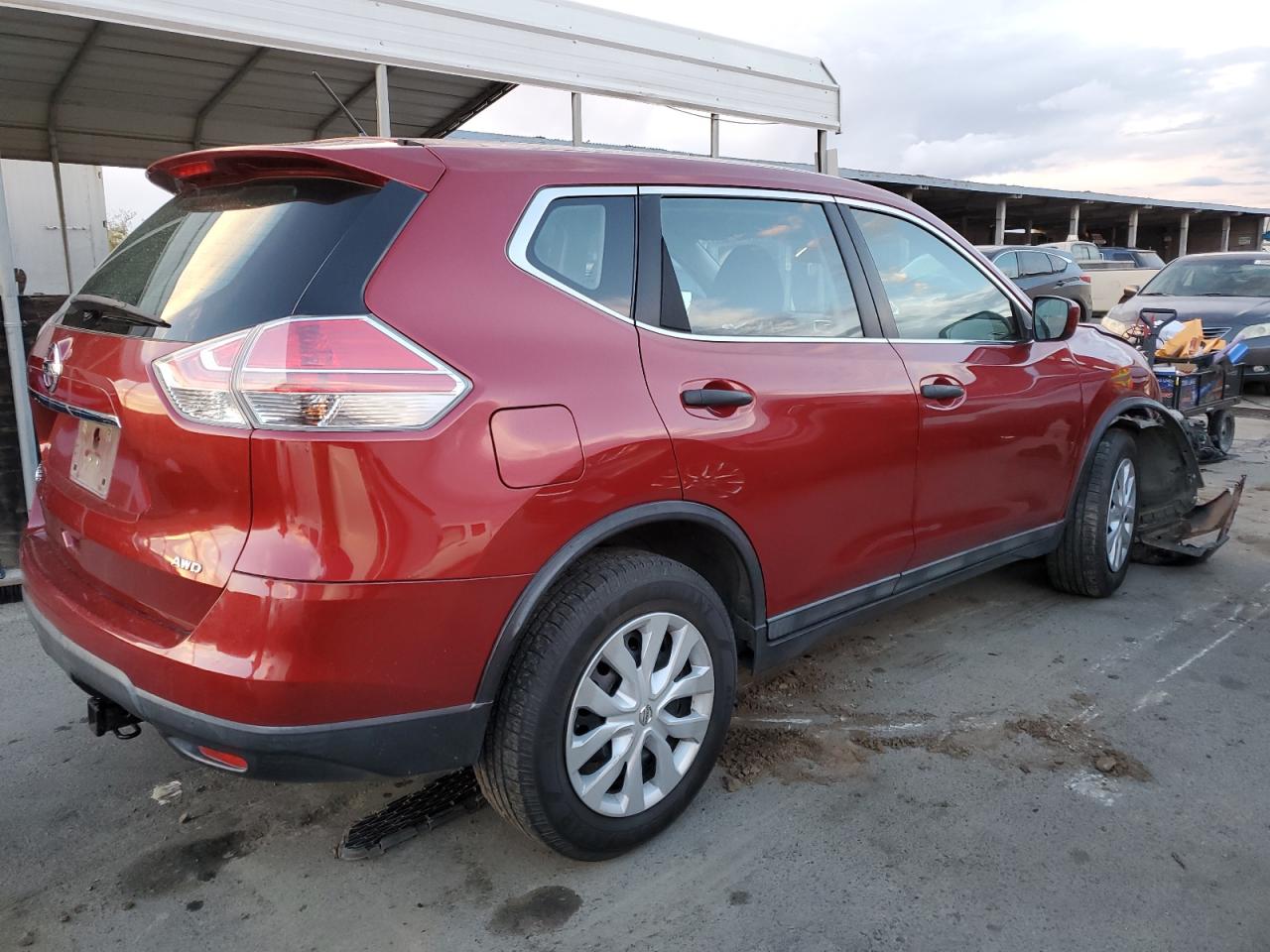 Image 3 of 2016 NISSAN ROGUE S 2016 with VIN 5N1AT2MV3GC750297