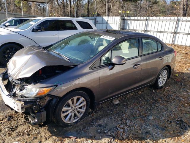 Image 1 of 2012 HONDA CIVIC EX 2012 with VIN 19XFB2F87CE053643
