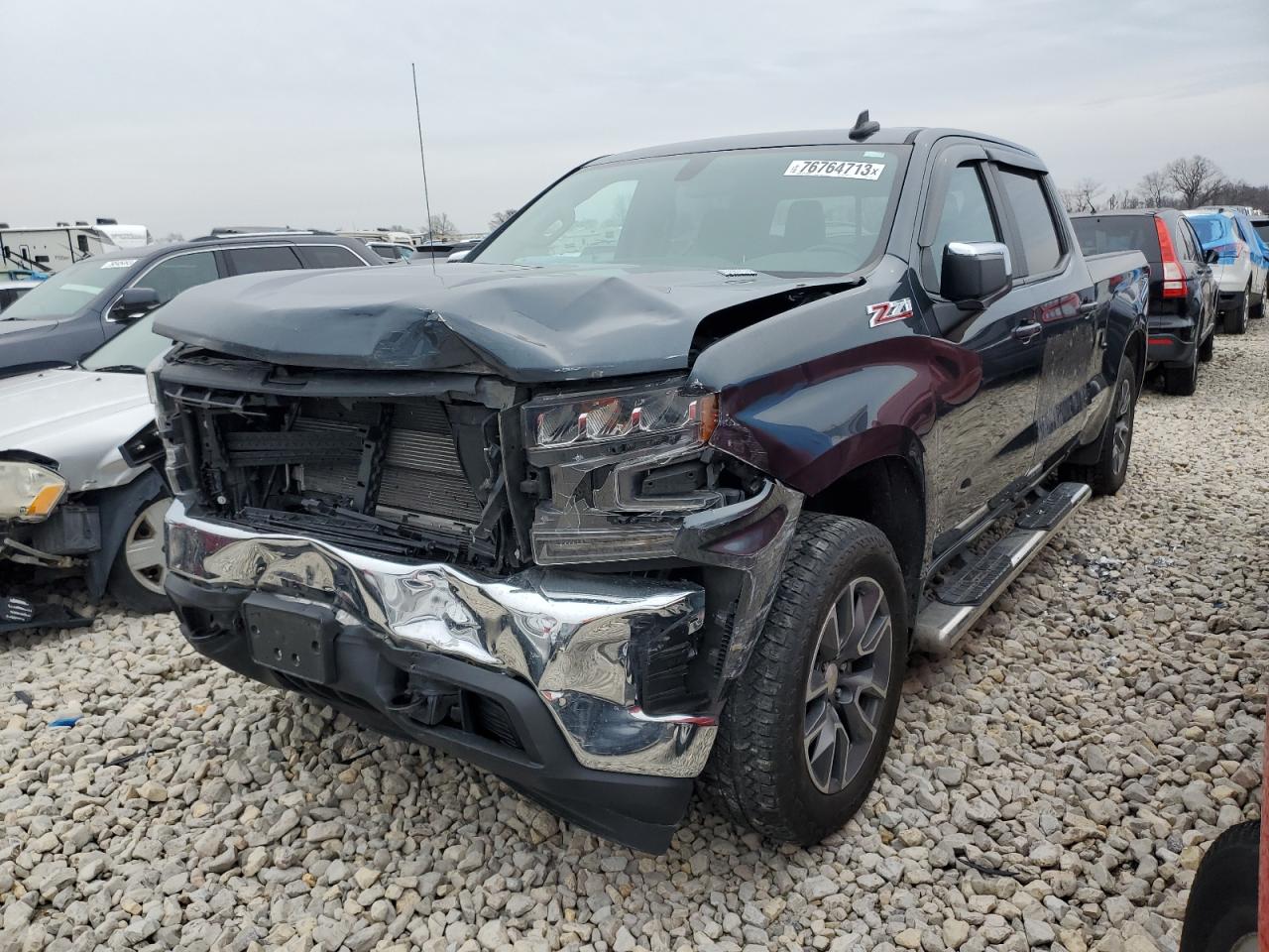 Obraz 1 z 2021 CHEVROLET SILVERADO K1500 LT 2021 z VIN 3GCUYDET8MG162433