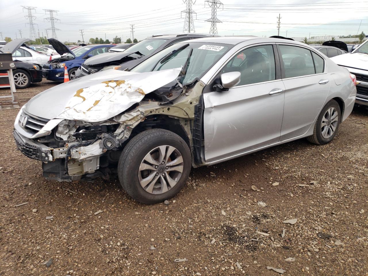 Image 1 of 2014 HONDA ACCORD LX 2014 with VIN 1HGCR2F32EA128436