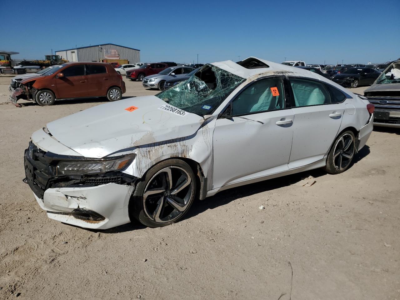 Image 1 of 2022 HONDA ACCORD SPORT 2022 with VIN 1HGCV2F39NA016860