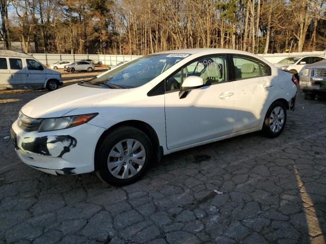 Image 1 of 2012 HONDA CIVIC LX 2012 with VIN 2HGFB2E5XCH509213