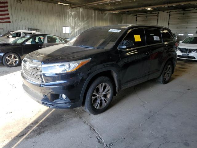 Изображение 1 2015 TOYOTA HIGHLANDER XLE 2015 с VIN 5TDJKRFH5FS177004