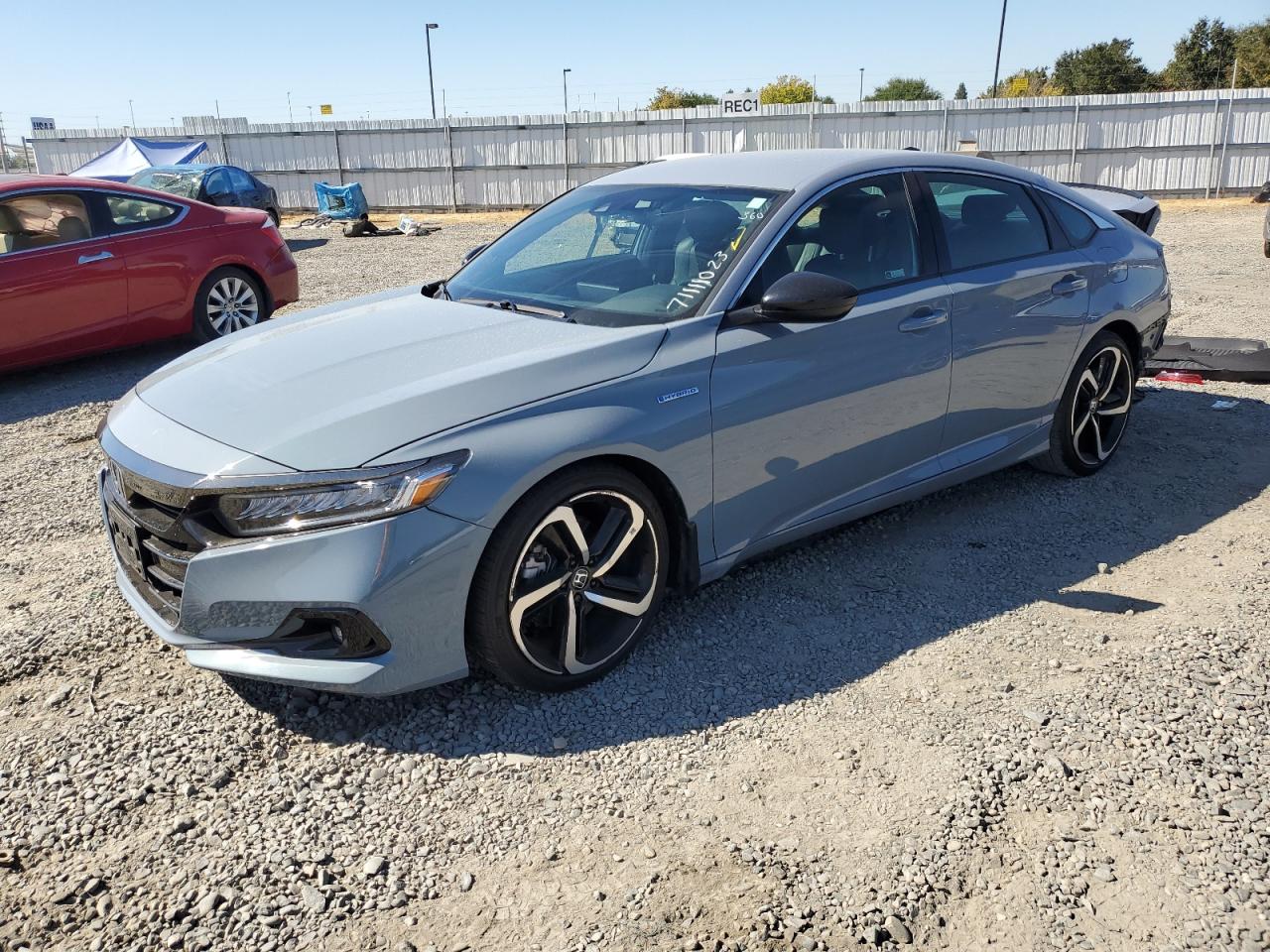 Image 1 of 2022 HONDA ACCORD HYBRID SPORT 2022 with VIN 1HGCV3F29NA000087