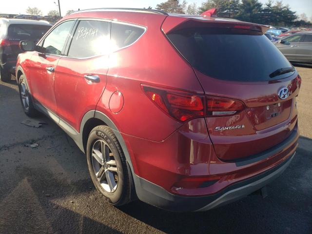 Image 2 of 2017 HYUNDAI SANTA FE SPORT  2017 with VIN 5XYZUDLB7HG445468