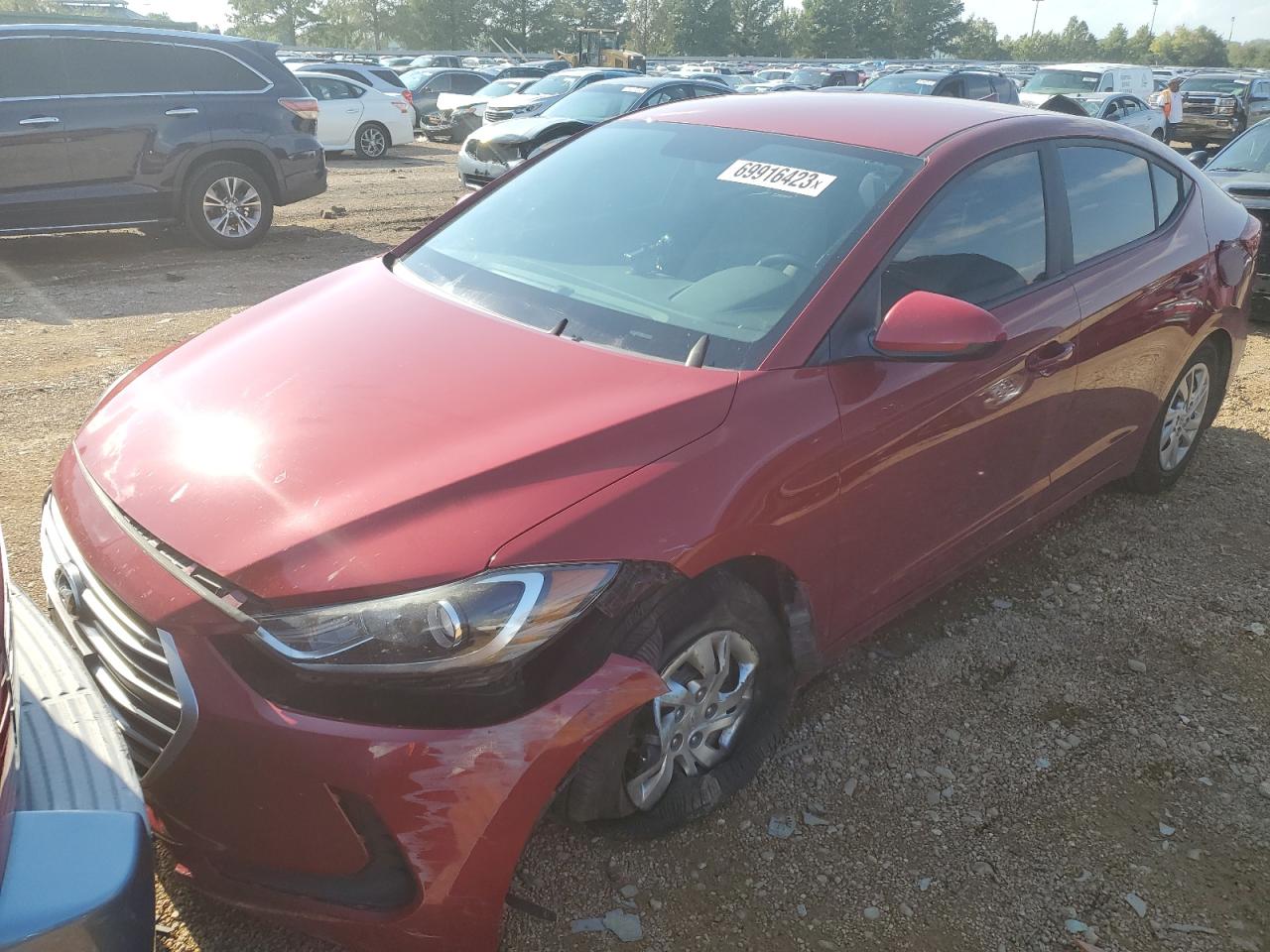 Изображение 1 2017 HYUNDAI ELANTRA SE 2017 с VIN KMHD74LF3HU091690