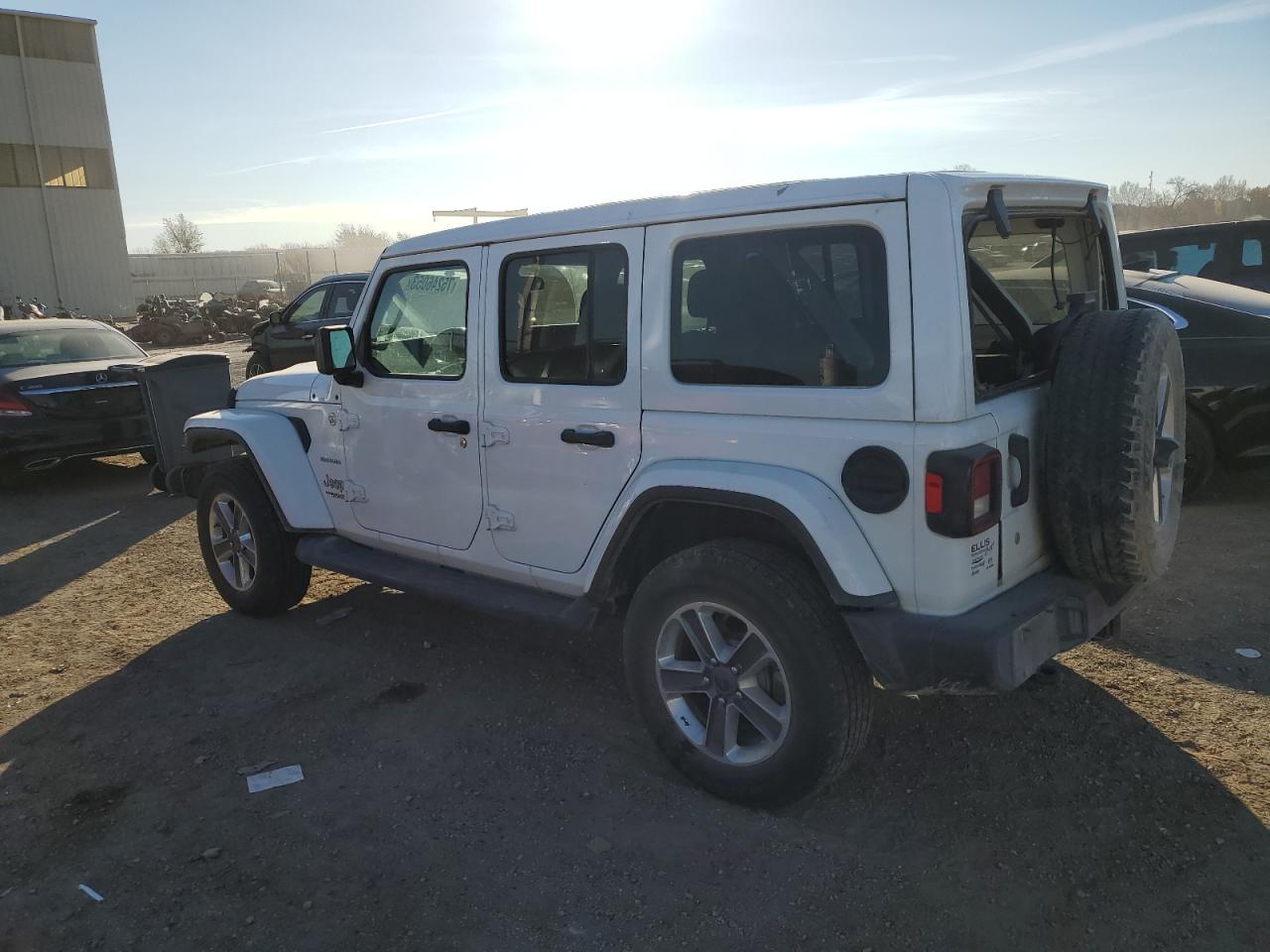 Image 2 of 2020 JEEP WRANGLER UNLIMITED SAHARA 2020 with VIN 1C4HJXEN5LW101873