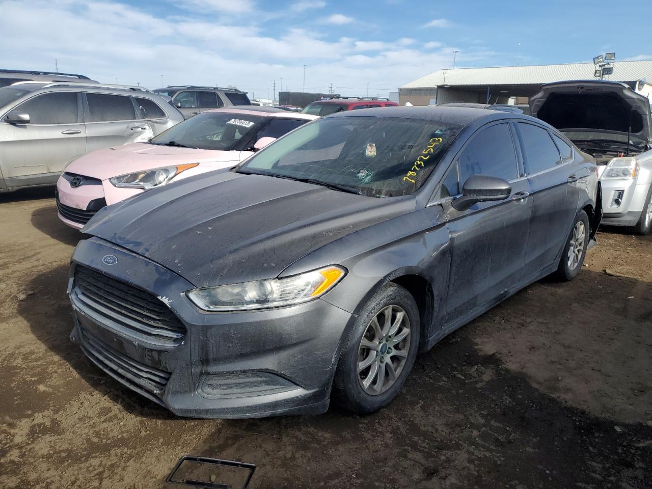 Изображение 1 2015 FORD FUSION S 2015 с VIN 3FA6P0G72FR271908