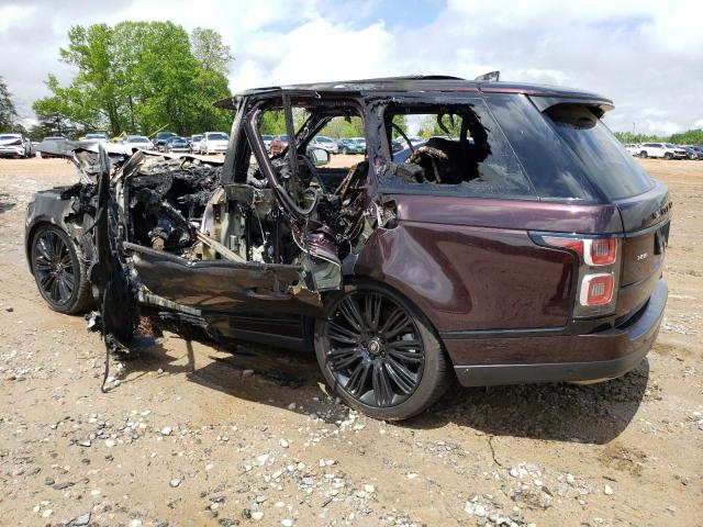 Image 2 of 2019 LAND ROVER RANGE ROVER HSE 2019 with VIN SALGS2SV0KA533226