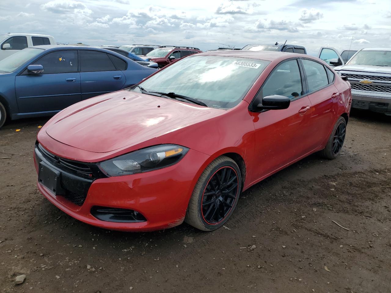Image 1 of 2016 DODGE DART SXT 2016 with VIN 1C3CDFBB8GD516214