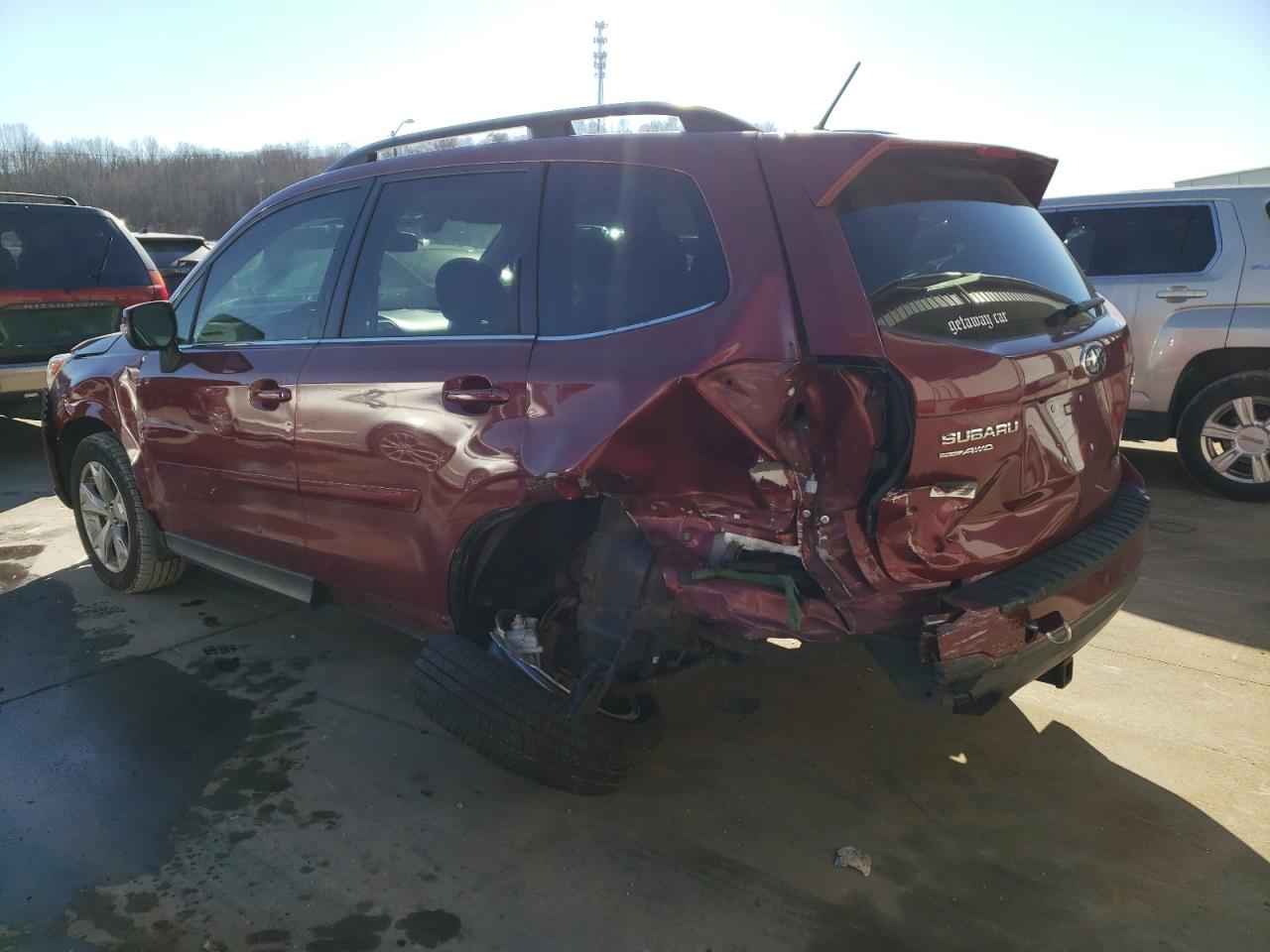 Image 2 of 2014 SUBARU FORESTER 2.5I TOURING 2014 with VIN JF2SJAPCXEH545094