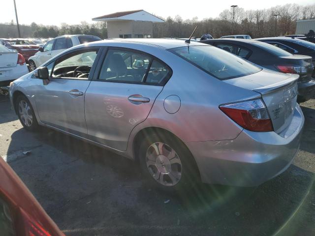 Image 2 of 2012 HONDA CIVIC HYBRID 2012 with VIN JHMFB4F26CS008003