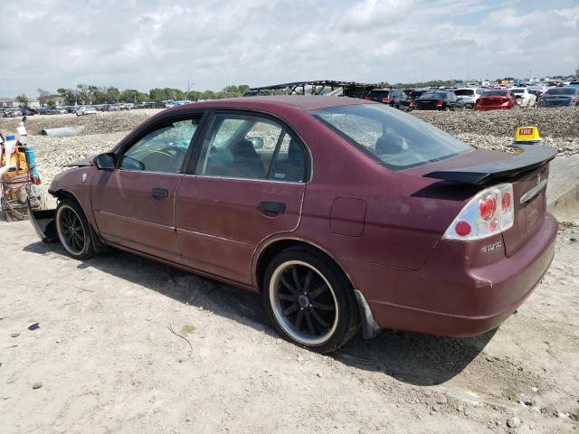 Изображение 2 2002 HONDA CIVIC LX 2002 с VIN 2HGES16542H587019