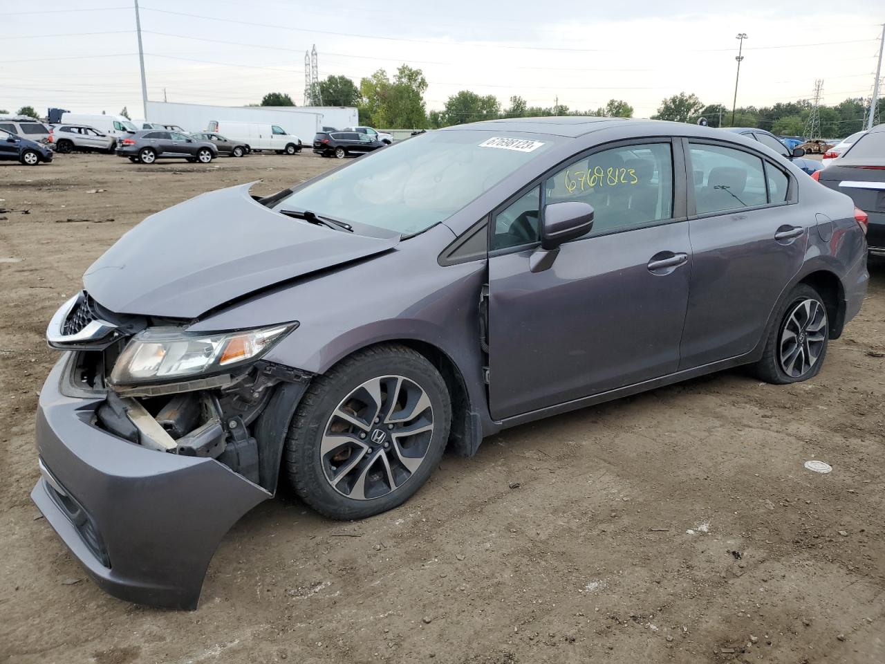 Obraz 1 z 2014 HONDA CIVIC EX 2014 z VIN 19XFB2F8XEE028819