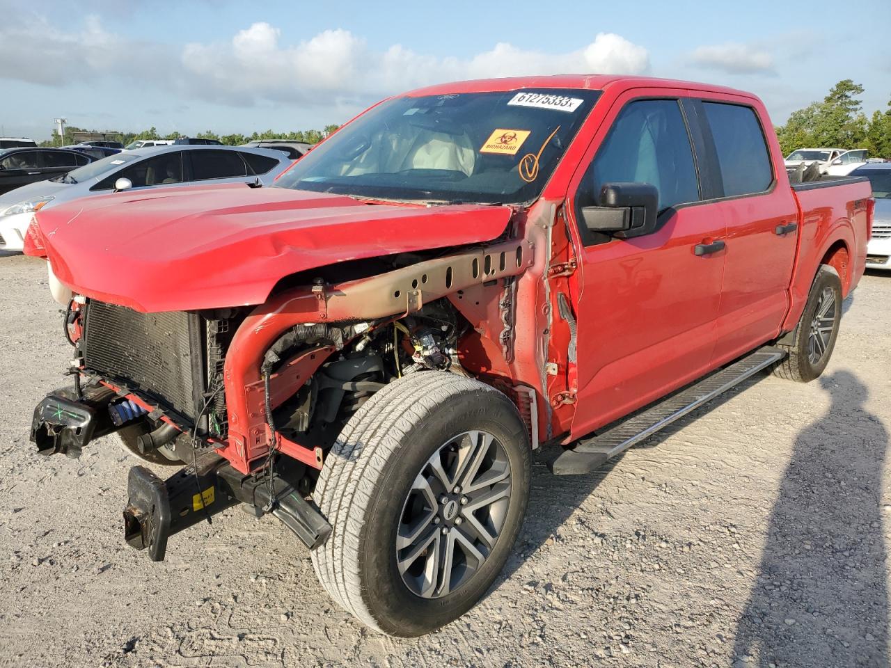 Image 1 of 2021 FORD F150 SUPERCREW 2021 with VIN 1FTEW1CP1MKE64010