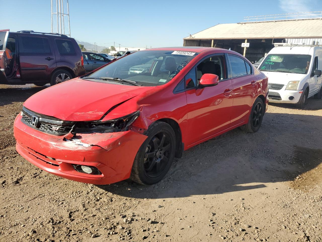 Obraz 1 z 2012 HONDA CIVIC SI 2012 z VIN 2HGFB6E54CH706434