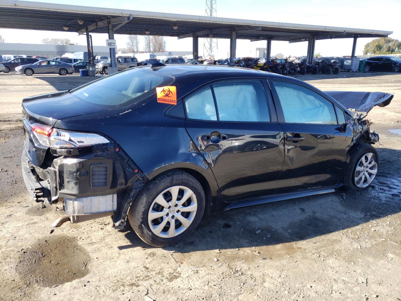 Image 3 of 2021 TOYOTA COROLLA LE 2021 with VIN 5YFEPMAE8MP240282