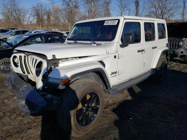 Image 1 of 2020 JEEP WRANGLER UNLIMITED SAHARA 2020 with VIN 1C4HJXEG8LW288558