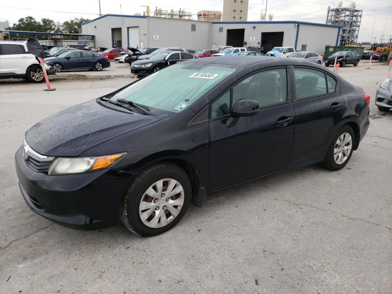 Obraz 1 z 2012 HONDA CIVIC LX 2012 z VIN 2HGFB2F57CH591559