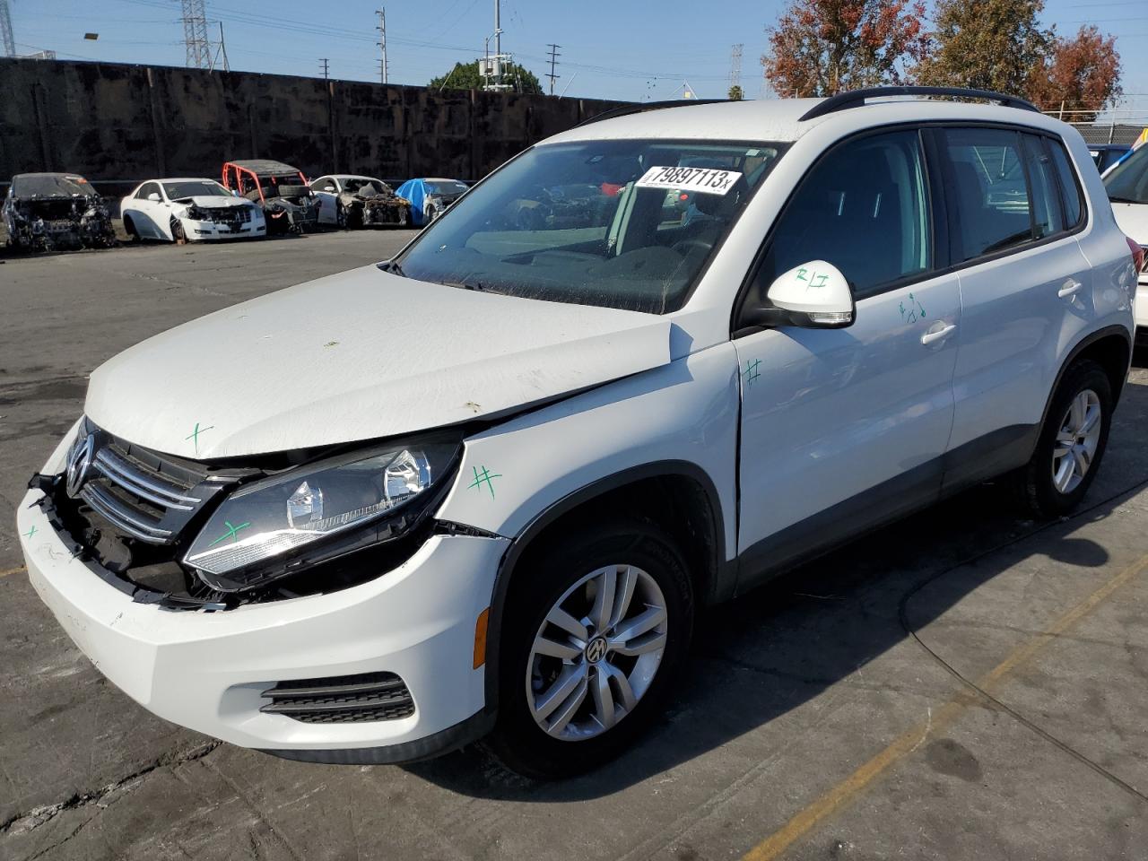 Изображение 1 2016 VOLKSWAGEN TIGUAN S 2016 с VIN WVGAV7AX5GW576972