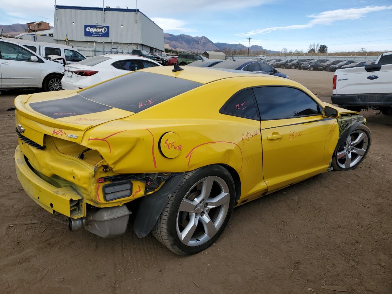 Image 3 of 2010 CHEVROLET CAMARO SS 2010 with VIN 2G1FT1EW9A9157174