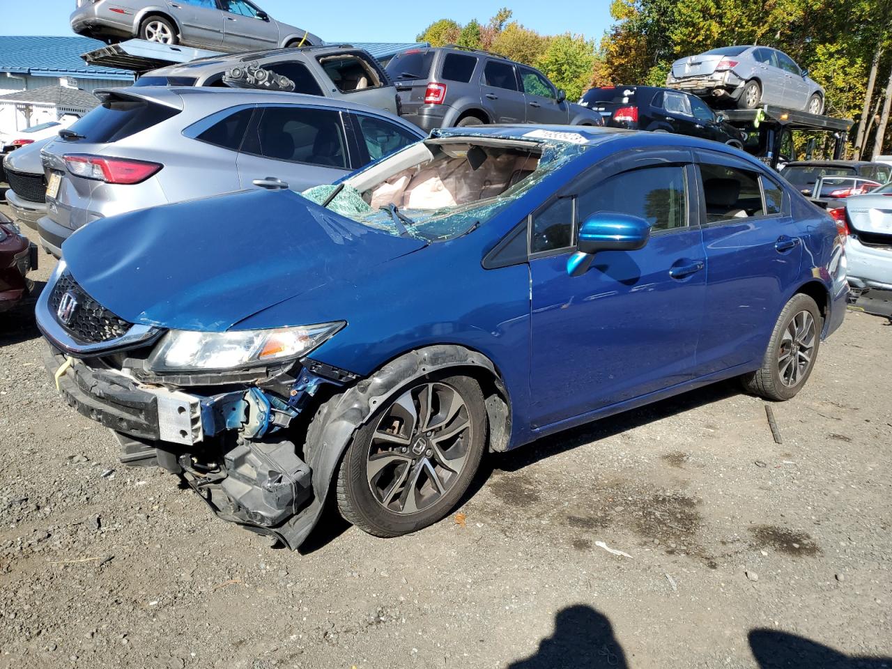 Obraz 1 z 2015 HONDA CIVIC EX 2015 z VIN 19XFB2F80FE231638