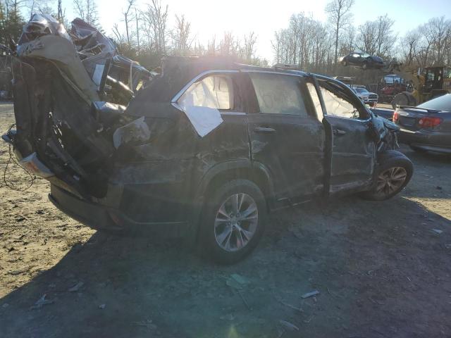 Image 3 of 2015 TOYOTA HIGHLANDER XLE 2015 with VIN 5TDJKRFH5FS147825