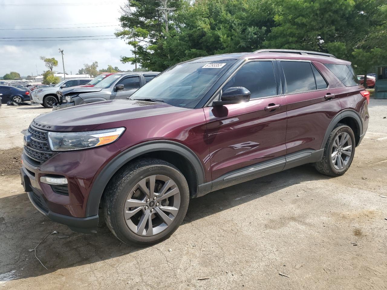 Изображение 1 2022 FORD EXPLORER XLT 2022 с VIN 1FMSK8DH3NGA11148
