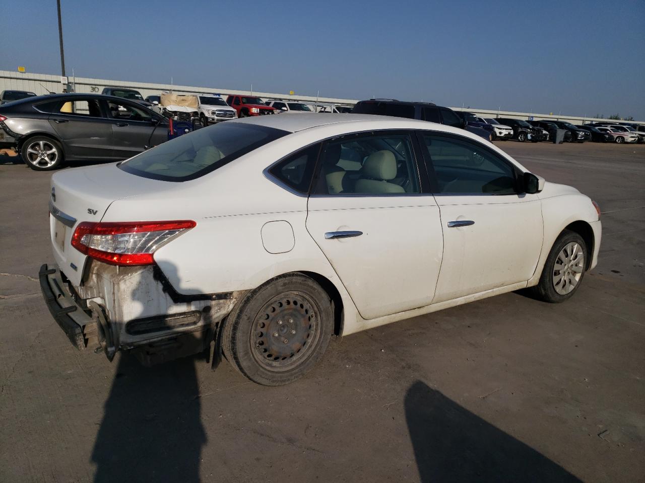 Image 3 of 2014 NISSAN SENTRA S 2014 with VIN 3N1AB7APXEY333096