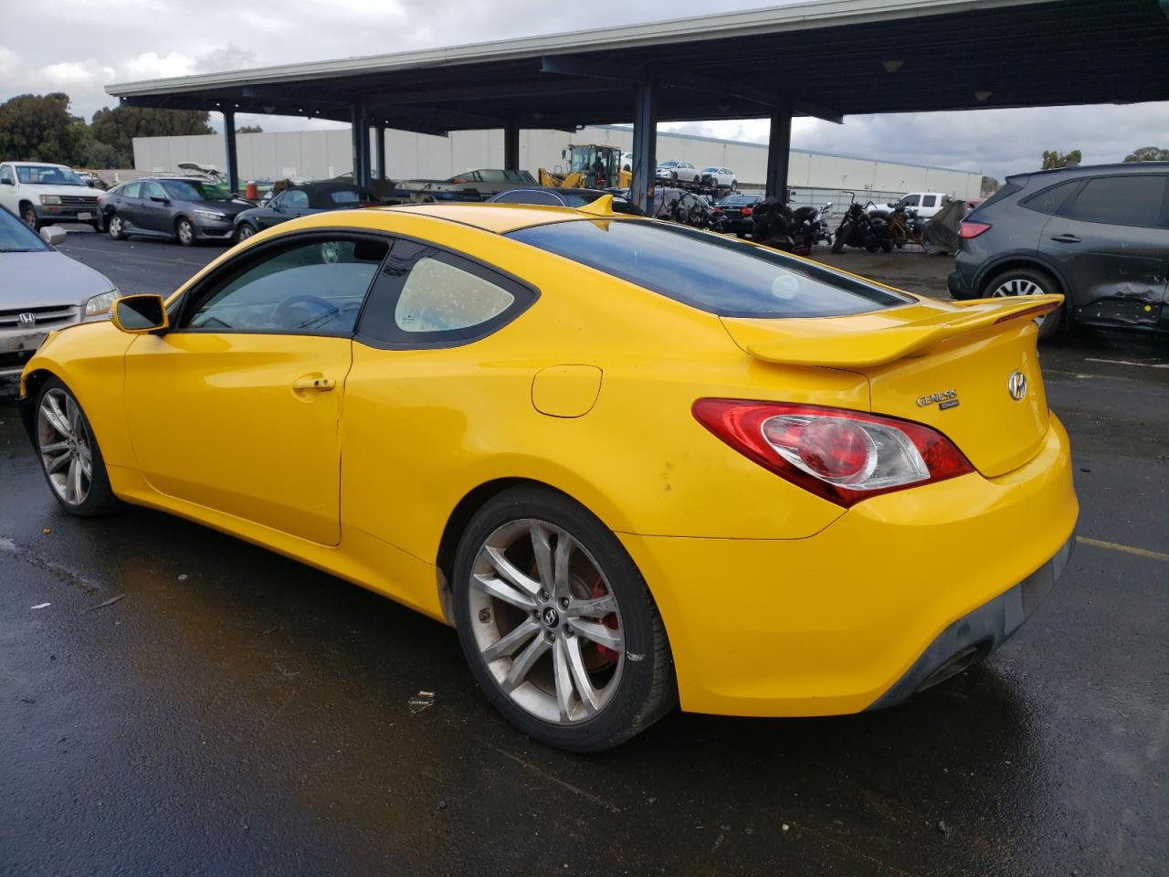 Image 2 of 2010 HYUNDAI GENESIS COUPE 3.8L 2010 with VIN KMHHU6KH0AU004519