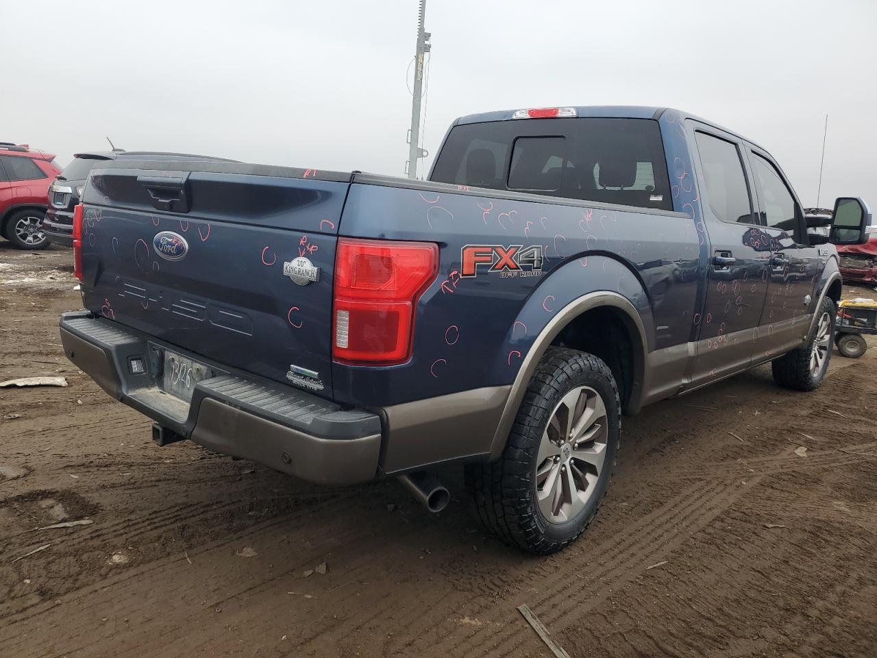 Image 3 of 2019 FORD F150 SUPERCREW 2019 with VIN 1FTFW1E49KFB36153