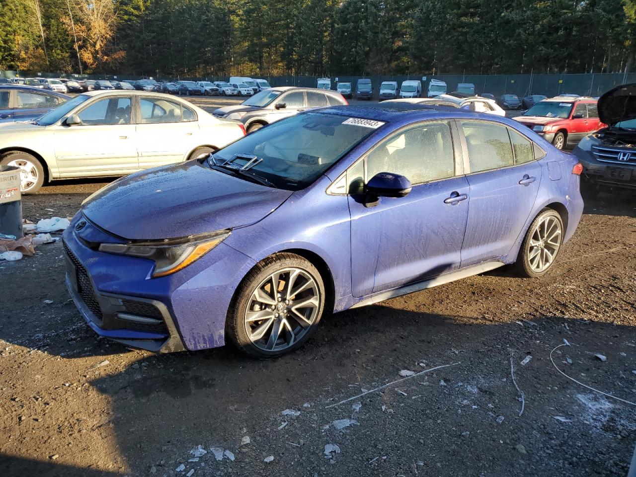Obraz 1 z 2020 TOYOTA COROLLA XSE 2020 z VIN JTDT4RCEXLJ049587