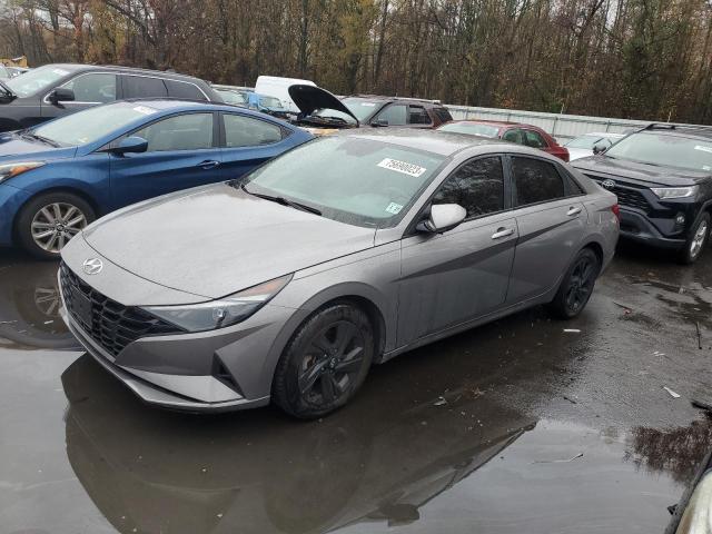Image 1 of 2022 HYUNDAI ELANTRA SEL 2022 with VIN KMHLM4AGXNU271728