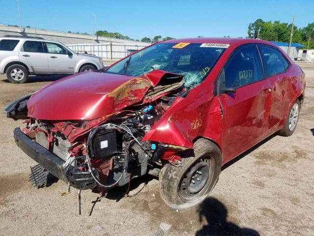 Image 2 of 2014 TOYOTA COROLLA L 2014 with VIN 5YFBURHE8EP162585